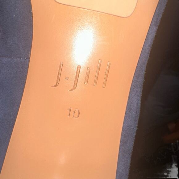 J. Jill Blue Suede Block Heel Pumps Women’s Size 10 Comfort Dress Shoes - Picture 7 of 12